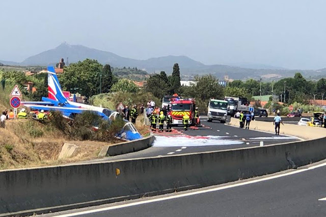 Patrouille France Alphajet accident Perpignan
