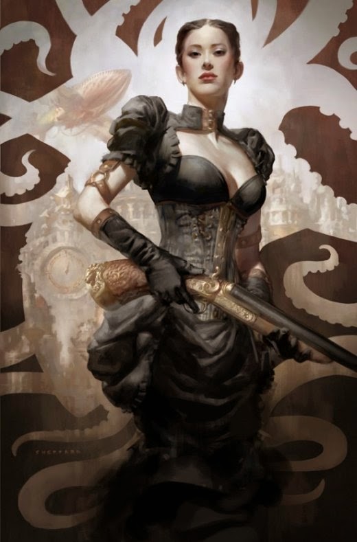 Cynthia Sheppard deviantart pinturas digitais fantasia card games magic the gathering