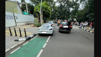 Sindir Heru Budi? Jalur Sepeda di Jakarta Malah Jadi Lahan Parkir, Andi: Makin Gak Karuan Aja!