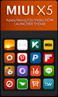 MIUI X5 HD Apex/Nova/ADW Theme v2.0.0