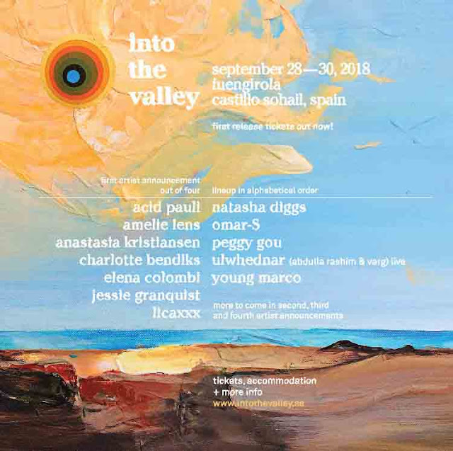into the valley, 2018, line up, fuengirola, málaga, españa, música, música electrónica, house, tech house, deep house, techno, eventos, dj, festival