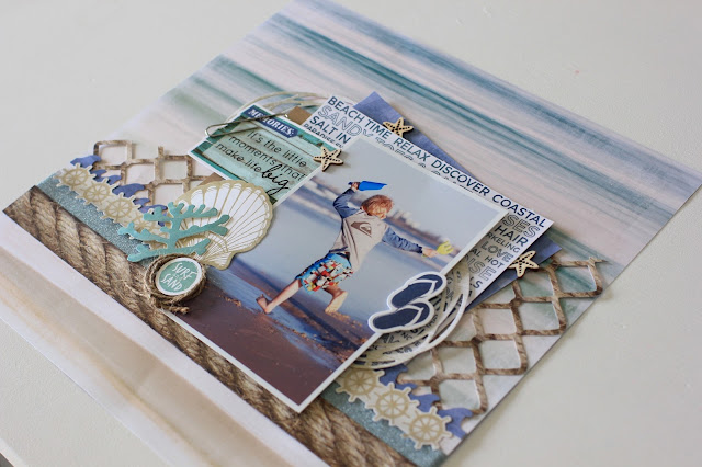 Kaisercraft February 2016 Challenge - Coastal escape by Alicia McNamara