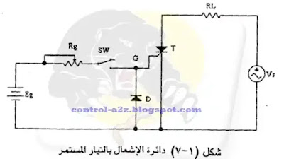 دائرة اشعال الثايرستور بالتيار المستمر دائرة اشعال الثايرستور بالتيار المستمر دائرة اشعال الثايرستور بالتيار المستمر