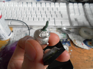 Horned Squig Conversion second layer greenstuff