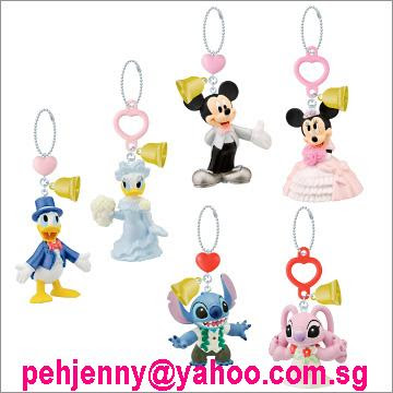 YUJIN CAPSULE TOY DISNEY WEDDING BELL MINI SWING wedding bell