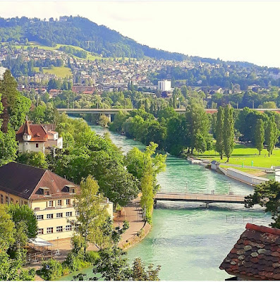 Sungai-aare-swiss-tempat-anak-ridwan-kamil-berenang