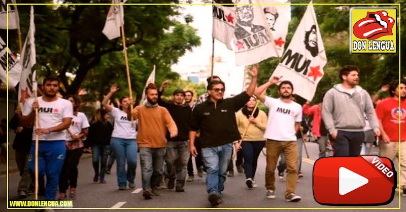 Izquierdistas Asquerosos Argentinos golpearon a manifestantes venezolanos