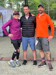 beast coast trail running scott snell, Levi Yoder,  and Jennifer Russo new female backyard world record holder at finish of capital Backyard 2023