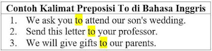 25 Contoh Kalimat Preposisi To di Bahasa Inggris dan Pengertiannya