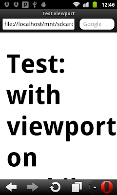 With viewport tag