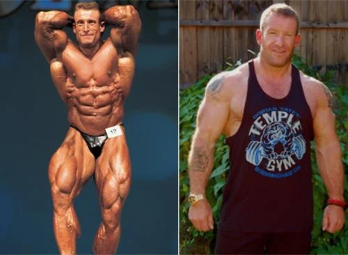 Dorian Yates in perioada cand era Mr Olympia si in zilele noastre