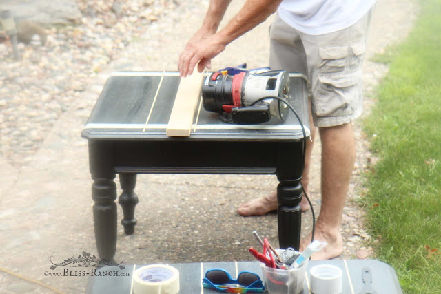 Fusion Mineral Paint SideTable Redo, Bliss-Ranch.com