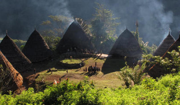 Indonesia Story 1945: Mbaru Niang, Traditional Houses in 