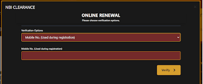 NBI Clearance Renewal Online
