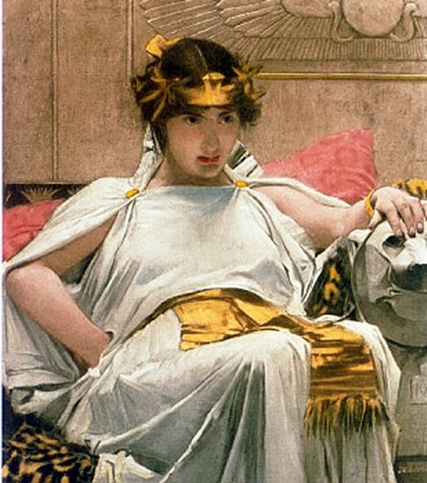 waterhouse cleopatra painting