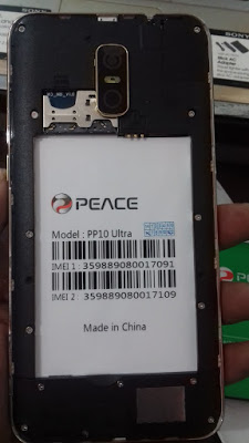 Peace PP10 Ultra Flash File Hang Logo & dead boot Fix 1000% Tested File