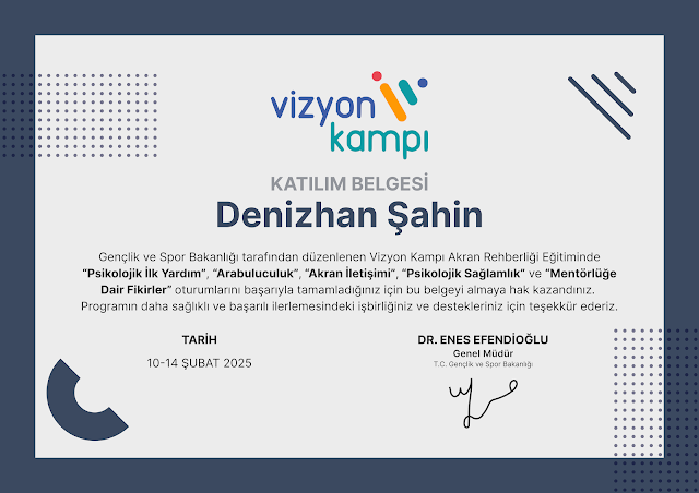 Vizyon Kampı Akran Rehberliği