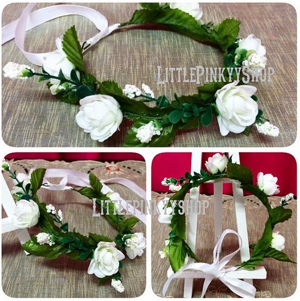 belog tiafazunia DIY Cara  Membuat  Flower  Crown 