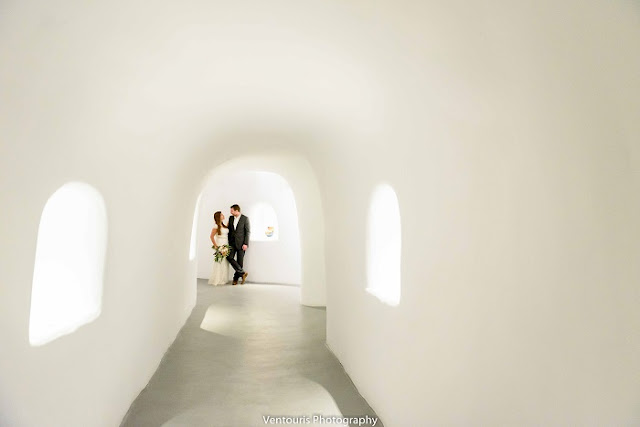 Wedding Inspiration- Oia, Santorini Greece wedding. Photo by Ventouris Photography