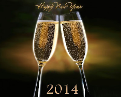 Happy New Year 2014 - Wallpaper Cards