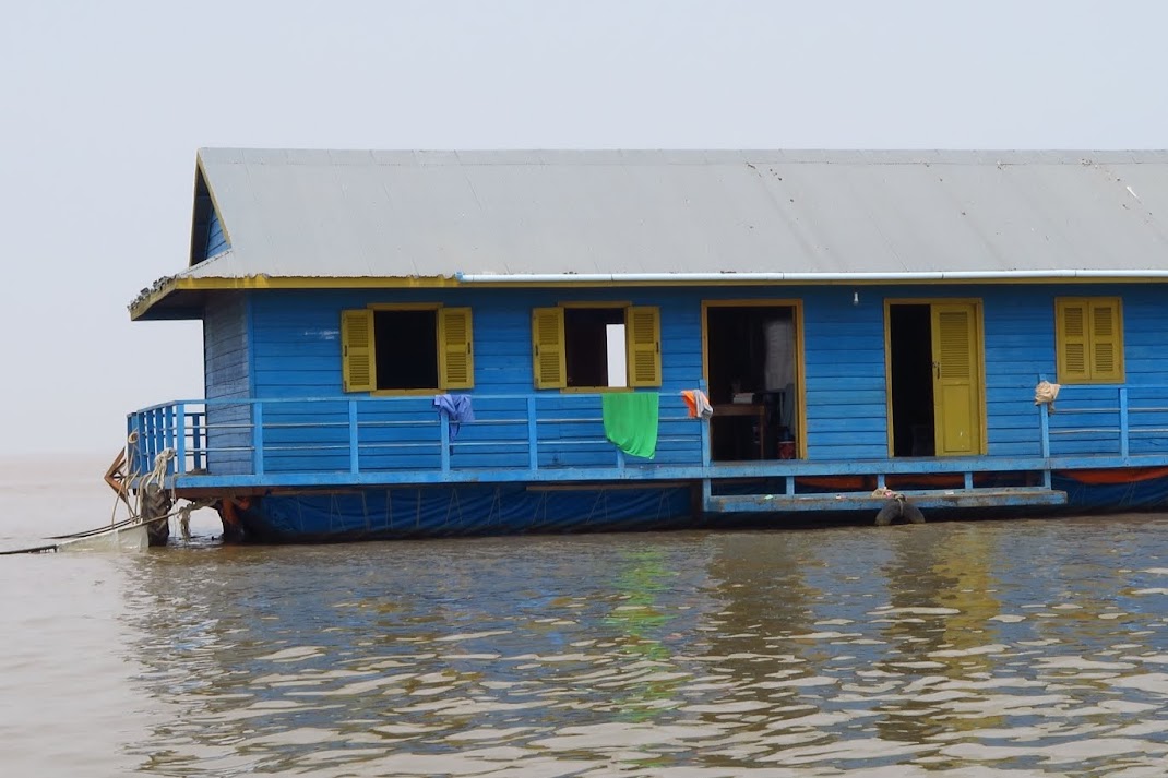 floating village on Tonle Sap lake