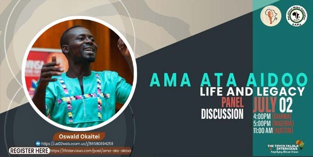 OSWALD OKAITEI TO PERFORM AT THE AMA AITA AIDOO EVENT