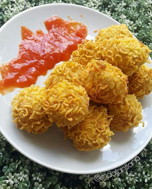  cemilan enak ini sebenarnya adalah jenis menu gorengan yang dibuat dari bahan dasar  Aneka Resep Gorengan : Tahu Rambutan Mie Instan Super Gurih