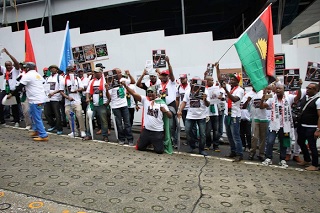 IN PICTURES: IPOB takes protest to Japan