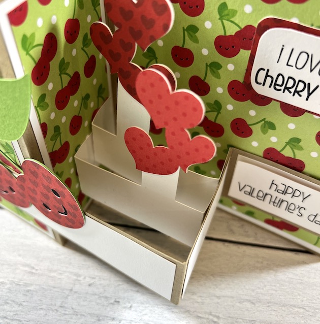 Valentine's Day Cherry Card Tutorial