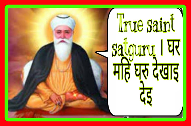 क्या है सच्चे सद्गुरु की पहचान?  पर चर्चा करते सतगुरु बाबा नानक साहब जी महाराज।