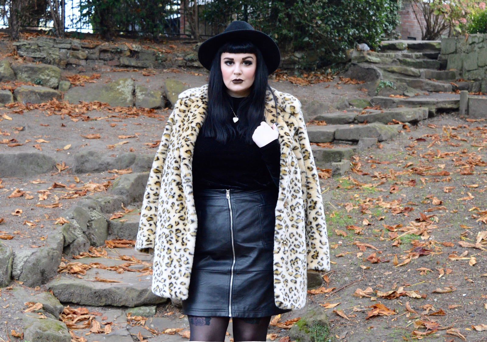 Popcorn and Glitter Leopard Print Topshop Coat