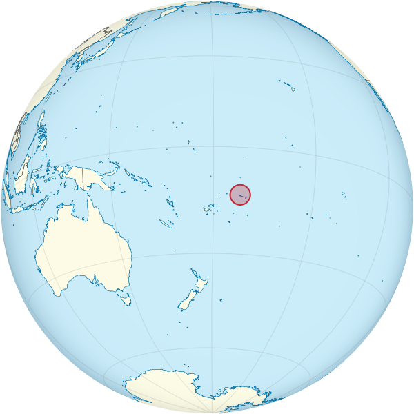 Letak negara Samoa