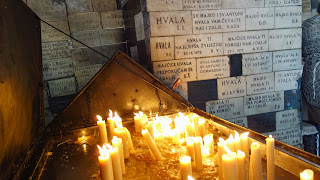 Inside one of the churches