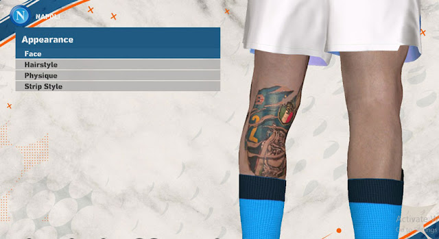 PES 2017 Giovanni Di Lorenzo Tattoo