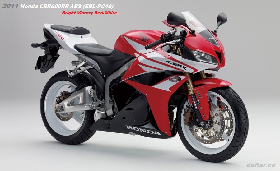 2011 Honda CBR600RR ABS EBL-PC40 Bright Victory Red-White