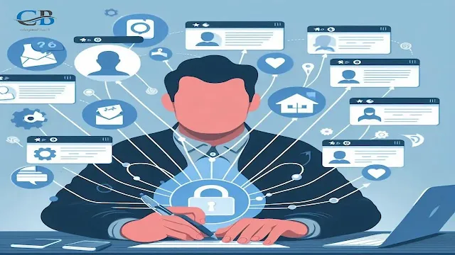 شخص يدير حسابات متعددة باستخدام أدوات مجانية لإدارة حسابات السوشيال ميديا