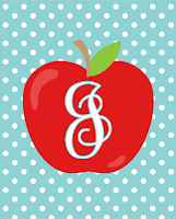 Free Teacher Monogram Printables | Letters A-Z Available | Instant Downloads | 8x10 Prints