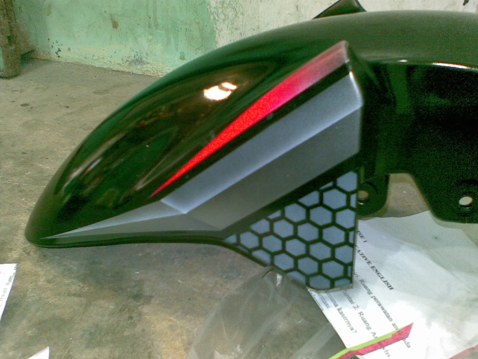 Modifikasi Vixion Airbrush Hitam Terupdate Sound Modif