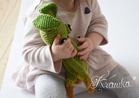 Krawka: Pickett the green beast crochet pattern by Krawka, pattern for Harry Potter and Fantastic beasts fans