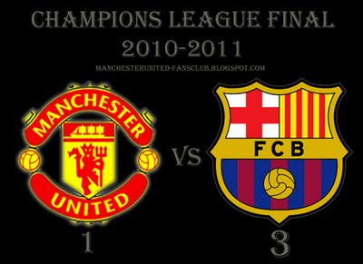 Manchester United vs Barcelona Champions League Final Result
