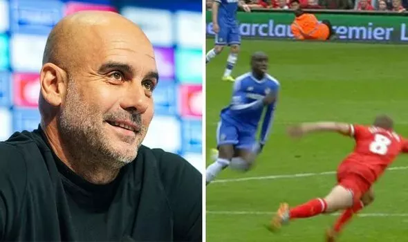 "Was that our fault Gerrard slipped": Guardiola brings up Gerrard slip in bizarre defence of Man City charges