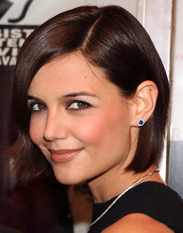  Katie Holmes And  short brown hair   
