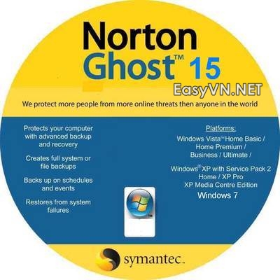 Norton Ghost™ 2010 v15.0.0.35659 | Phần mềm khôi phục hệ điều hành