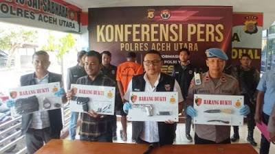 Ancam Tembak Warga Pakai Senjata, Dua Pemuda Ditangkap