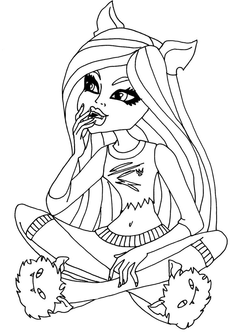 coloriage monster high   imprimer Coloriages des Monster High   imprimer