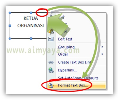  Gambar: Cara mengatur format kotak teks di Microsoft Word