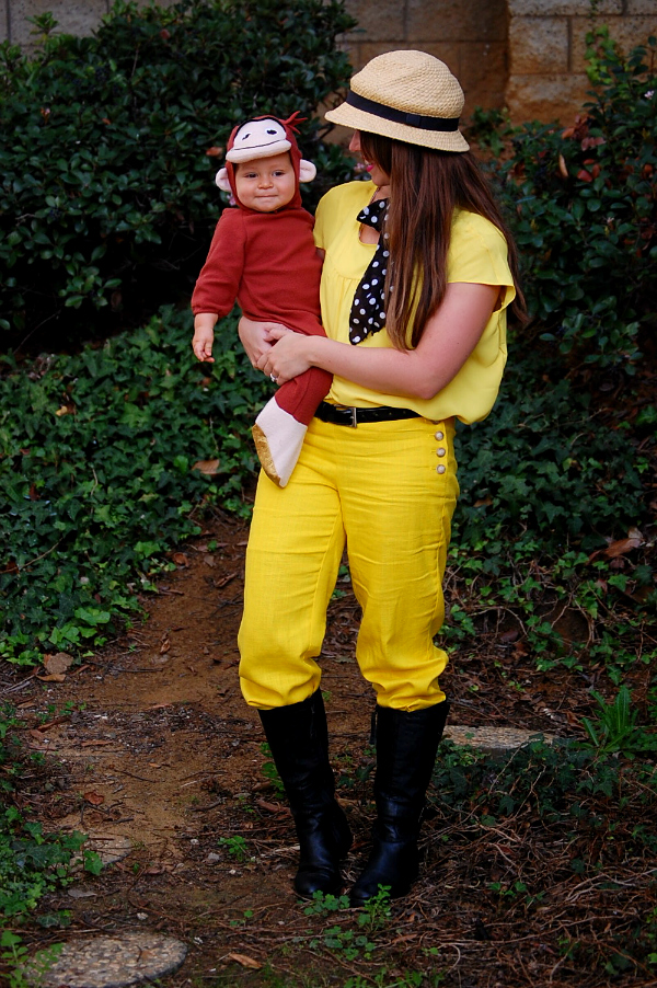 Curious George and the Man with the Yellow Hat Costume