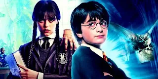 A influência de Harry Potter na quarta-feira explica por que a série da Netflix foi tão bem-sucedida