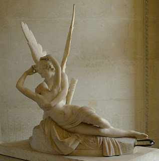 Eros kisses Psyche by Antonio Canova, Louvre