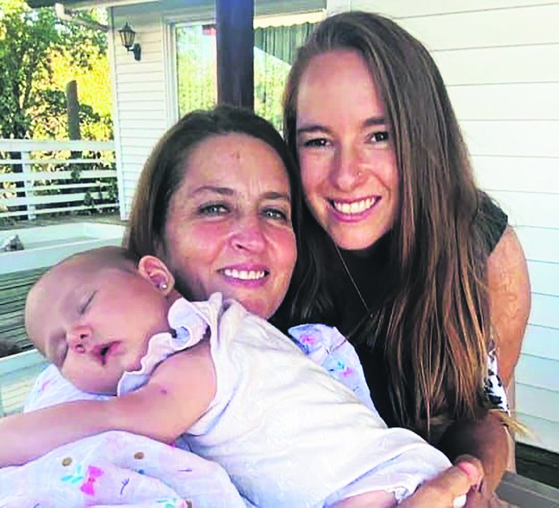 Sara, la hija de cuatro meses de la atleta Francisca Mardones